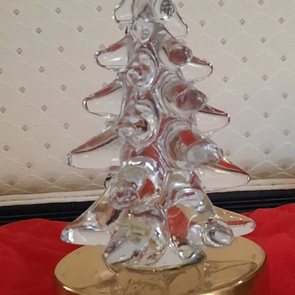 Glass Christmas Tree Music Box - Picture 6 of 6
